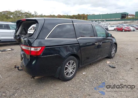 2012 Honda Odyssey Ex from USA, damaged, VIN 5FNRL5H43CB017545